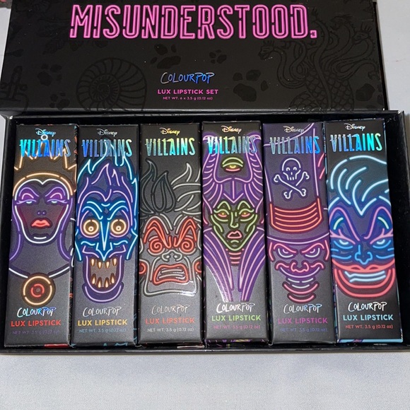 Colourpop Other - Disney Villains MisUnderStood. Lipsticks sold individually $25 EACH 🖤